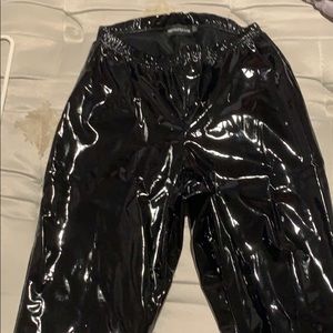 Vinyl pants